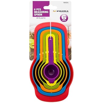 picture of Prima Colour-Coded PP Measuring Spoon Set 6Pc - [PD-18424C]