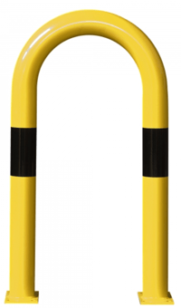 Picture of BLACK BULL Protection Guard XL - Outdoor Use - (H)1200 x (W)650mm - Yellow/Black - [MV-195.27.565] - (LP)