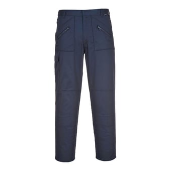 Picture of Portwest Superior Navy Blue Comfort Action Trousers - Regular Leg 31 Inch - 245g - PW-S887NAR