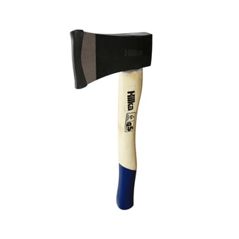 picture of Wood Shaft Axe - Forge Steel Blade - 600g (20oz) - [CI-AX03L]