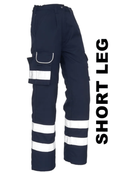picture of Condor Combat Trouser with Reflective Bands Navy Blue - Short Leg - ON-2510N-NAV-S