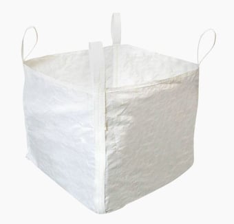 Picture of Bulk One Tonne Polypropylene White Bag - 85cm x 85cm x 85cm - [OS-10/007/101]