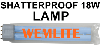 picture of Wemlite 18w Shatter Resistant Lamp - [BP-LL18WS-W]