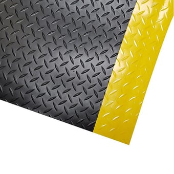 Picture of Dura-Tred Anti-Fatigue Anti-Slip Mat - Black/Yellow - 600mm x 1000mm - [WWM-11300-06010014-BKYL] - (LP)