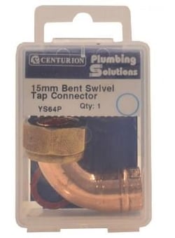 Picture of 15mmx1/2" Solder Ring Copper Bent Tap Connector - CTRN-CI-YS64P
