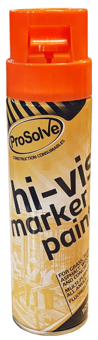 picture of Prosolve Hi-Vis Marker Paint Aerosol 500ml Fluorescent Orange - [PV-PVHIVISFOA]