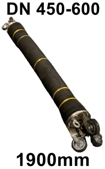 picture of Pipe Doctor Wheeled Packer 1900mm - DN450/DN600 - 3 Inch Flowthrough - [S1-PDWP45/60/19] - (LP)