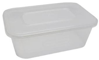 Picture of Superior Plastic 500cc Rectangular Containers & Lids - Clear - Pack of 250 - [GCSL-PH-20050060]