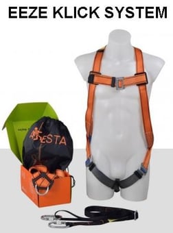 picture of ARESTA Safety Restraint Kit MEWP KIT 1 With EEZE KLICK SYSTEM - Single Point - EN361 EN358 EN362 - [XE-AK-M01]