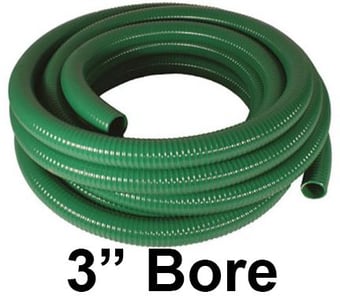 picture of Medium Duty Suction Hose 3" Bore - 5 Mtr - [HP-MDS300]