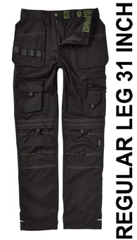 picture of Apache Black Knee Pad Holster Trouser - 280g - Reg Leg 31" Length - [SS-APKHT-BLACK-31]