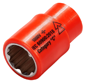Picture of ITL - 3/8" Insulated Drive Socket - 17mm - [IT-01730]
