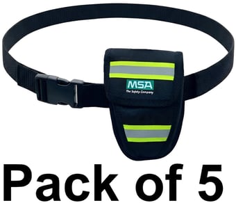 picture of MSA MiniSCAPE Pouch Escape Respirator Black - Pack of 5 - [MS-10185928] - (DISC-W)