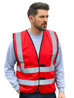 Picture of Korntex Red Hi Vis Vest - AP-KXVESTRE