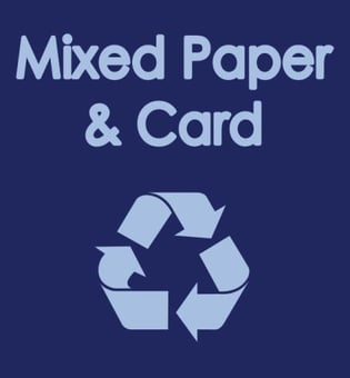 picture of Spectrum Warehouse Recycling Sack ‘Mixed Paper & Card’ – 920 x 1000mm - SCXO-CI-14694 - (DISC-X)
