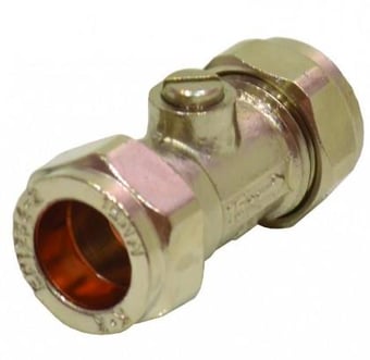 picture of 22mm Chrome Screw Type Isolating Valve  - CTRN-CI-PA419P