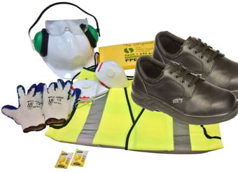 picture of The Original Head to Toe PPE Kit in a Bag - Only From The Safety Supply Company - IH-PPEKITINBAG
