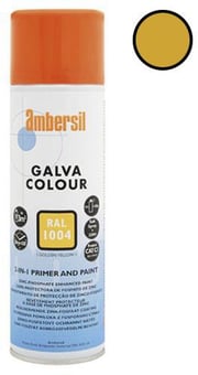 picture of Ambersil 500ml Galvanising Yellow Spray - [AB-20673-AA]