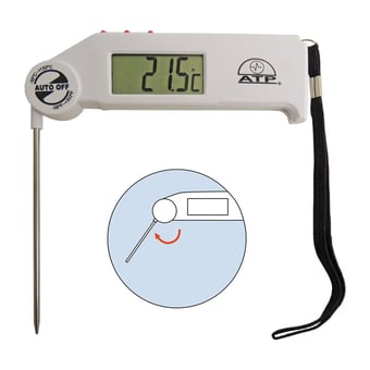 Picture of ATP - Folding Probe Thermometer - 115mm - [AI-AST-9294]