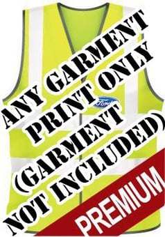 Picture of Premium EasyPrint&trade; - FRONT PRINT - Print on any Hi Vis garment - Minimum of 12 Prints - Garment Not Included - [IH-EPPFP]