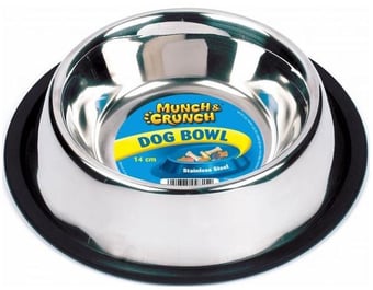 picture of Munch & Crunch Anti-Skid Metal Dog Bowl 14cm - [PD-MC0121]