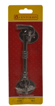 Picture of Black Japanned Cast Cabin Hook - 150mm (6") - Single - [CI-HE160P]
