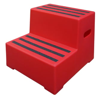 Picture of Manual Handling Red Premium Safety Steps - 2 Step - [SL-ACCESS108-R]
