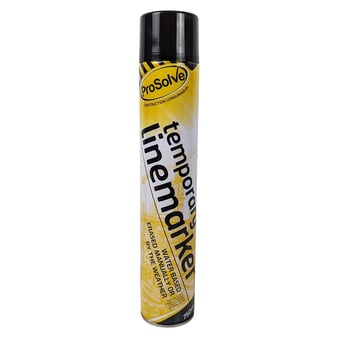 picture of ProSolve Temporary Line Marker Paint Aerosol 750ml Black - [PV-PVTBLA7A]