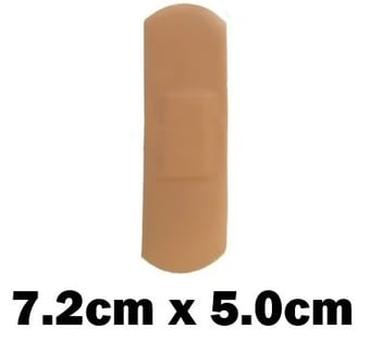 picture of Qualicare Washproof Plasters - 7.2cm x 5.0cm - Box of 50 - [SHB-QP7002]