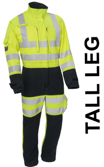 picture of ProGARM 6458 Linesman Arc Coverall - Navy/Yellow - Tall Leg - PG-6458-TL - (LP)