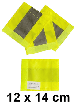picture of Korntex Rollflektor Set of Four Practical Roll Reflectors - Yellow - 12 x 14 cm - [KTX-KXKINDG1214]