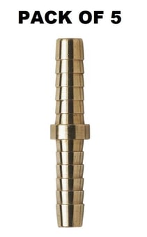 picture of PACK OF 5 - Brass Hose Repairers 5/16" x 5/16" - [HP-BHJ516]