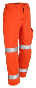 picture of ProGarm - 4614 ARC Flash Hi-Vis Orange Ladies Trousers - Regular Leg 30" - PG-4614