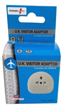 picture of UK Visitor Adaptor Plug - [PU-1335]