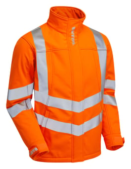 picture of Pulsar Rail Orange Hi-Vis Spec Interactive Soft Shell Jacket - PR-PR535