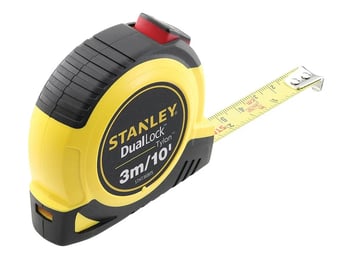 picture of Stanley Tools - Dual Lock Tylon™ Pocket Tape 3m/10ft (Width 12mm) - [TB-STA036805] - (DISC-W)