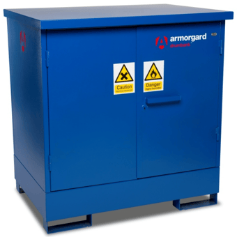 picture of ArmorGard - DB2 Drum Bank 2 Drum Enclosed Spill Pallet - 1385mm x 1075mm x 1345mm - [AG-DB2] - (SB)