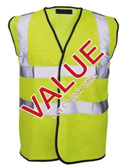 picture of Yellow Luminous Vest - Value Supreme - HT-HVAL - (LP) - (NICE)