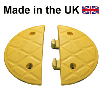 picture of JSP 10mph Jumbo Rubber End Caps - Yellow - Pair - [JS-HAM000-820-200]