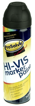 Picture of Prosolve Hi-Vis Marker Paint Aerosol 500ml Fluorescent Black - [PV-PVHIVISFBLA] - (DISC-R)