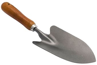 picture of Marksman Wood Handle Hand Trowel - [PD-70082C]