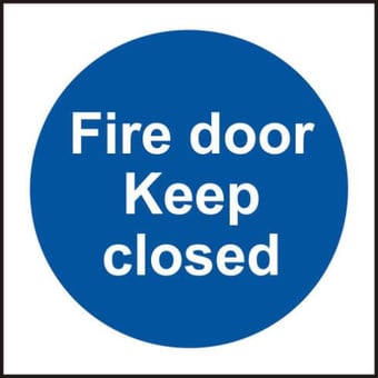 picture of Spectrum Fire door keep closed – SAV (150 x 150mm) - SCXO-CI-11342