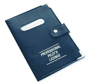 picture of AFE Leather Professional Licence Cover - Dark Blue - [AE-PROFCOVERBLUE]