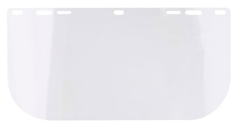 picture of Portwest PF30 PC Visor Flat Clear (PK 1) - Clear - [PW-PF30CLR]
