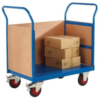 picture of QMP 3 Sided Trucks - Dark Blue - Plywood Sides - 830H x 600W x 1200D mm - [QM-RTBT3612PBXX] - (LP)