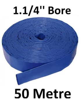 picture of Flexible PVC Layflat Hose 1.1/4"  Bore 50 Metre - [HP-LFL114/50]