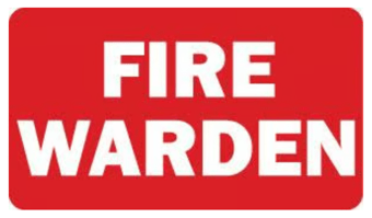 Picture of FIRE WARDEN Insert Card for Professional Armbands - [IH-AB-FW] - (HP)