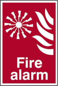 Picture of Fire Alarm - PVC 200 x 300mm - IH-1402
