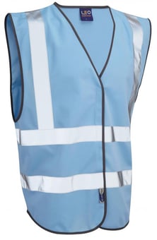 Picture of Pilton - Sky Blue Reflective Waistcoat - Non EN471 - LE-W05-SK