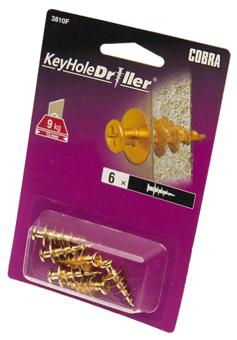 Picture of Cobra KeyholeDriller Brass 6 Pack - [MX-3810F]